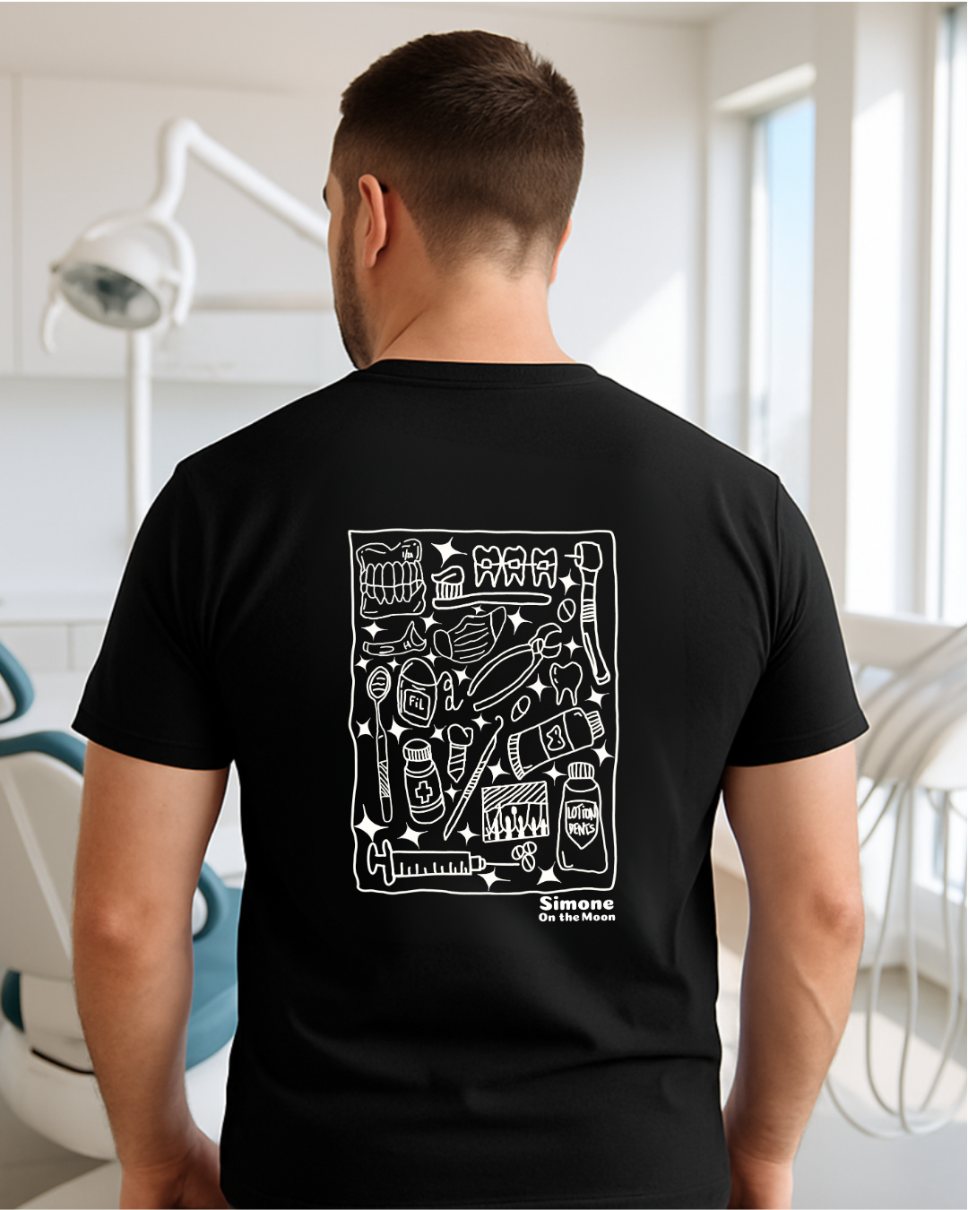 T-shirt Dentiste — Noir
