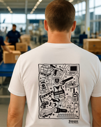 T-shirt Douanier(ère) — Blanc