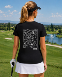 T-shirt Golfeur(se) — Noir