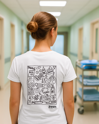 T-shirt Infirmier(ère) — Blanc