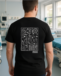 T-shirt Infirmier(ère) de bloc opératoire — Noir