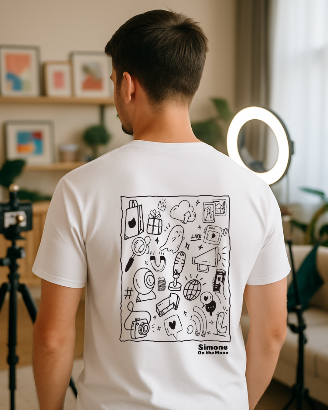 T-shirt Influenceur(se) — Blanc