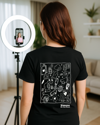 T-shirt Influenceur(se) — Noir