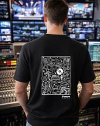 T-shirt Ingénieur(e) du son — Noir