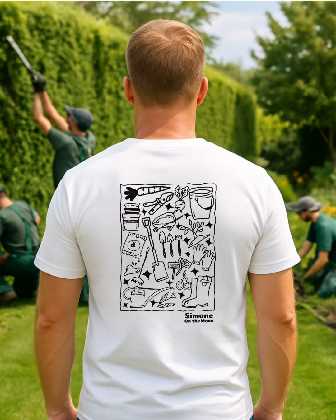 T-shirt Jardinier(ère) — Blanc