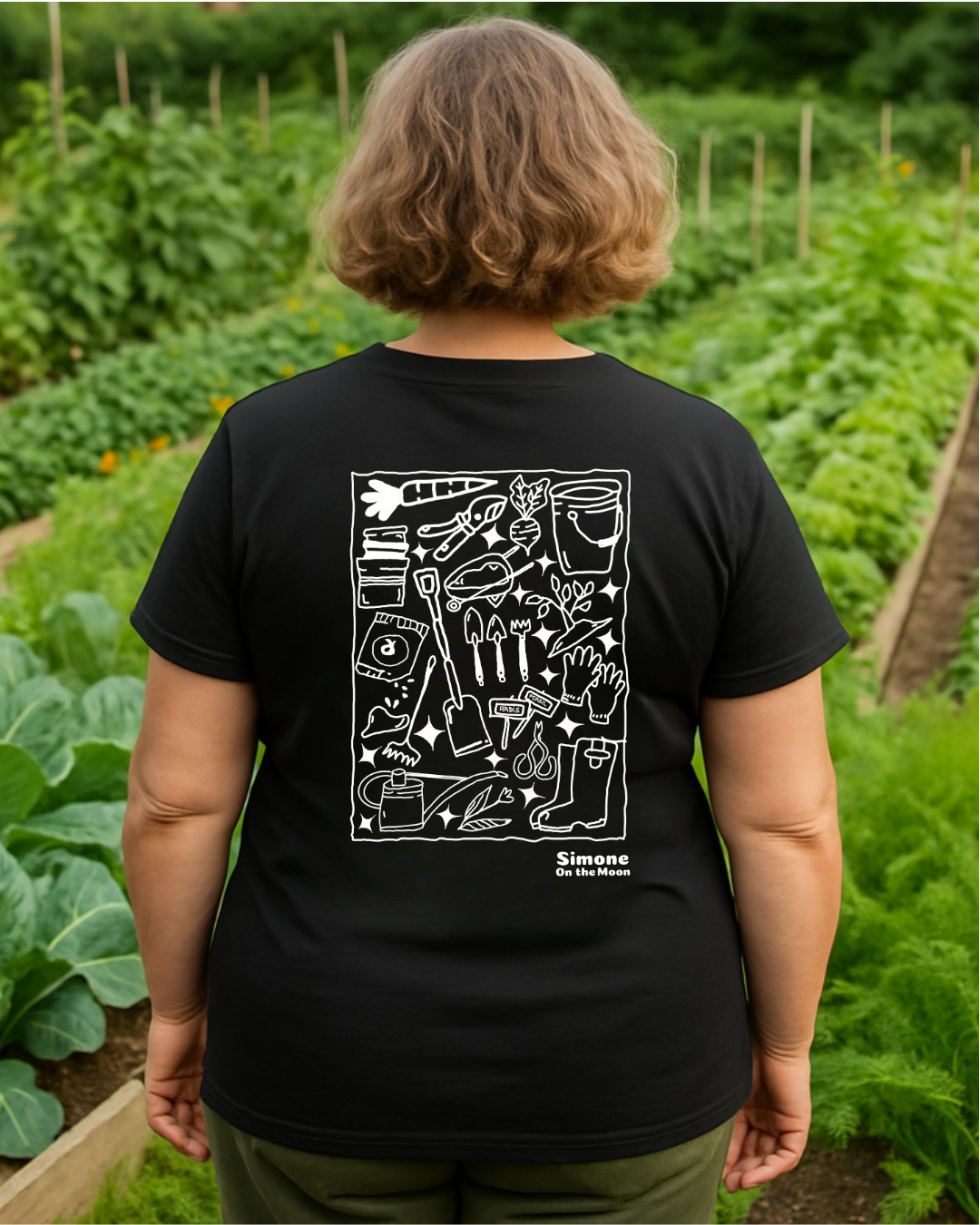 T-shirt Jardinier(ère) — Noir