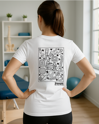 T-shirt Kinésithérapeute — Blanc