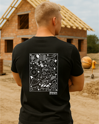 T-shirt Maçon(ne) — Noir
