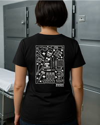 T-shirt Médecin légiste — Noir