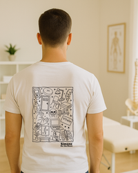 T-shirt Ostéopathe — Blanc