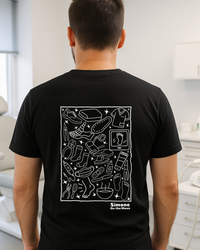 T-shirt Pédicure-podologue — Noir