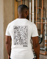 T-shirt Plombier(ère) — Blanc