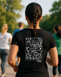 T-shirt Prof de sport — Noir