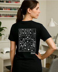T-shirt Prothésiste ongulaire — Noir