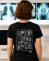 T-shirt Radiologue — Noir