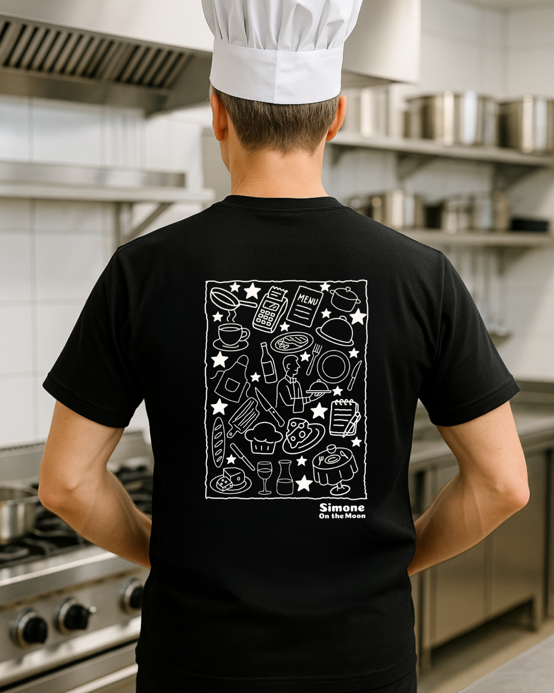 T-shirt Restaurateur(trice) — Noir