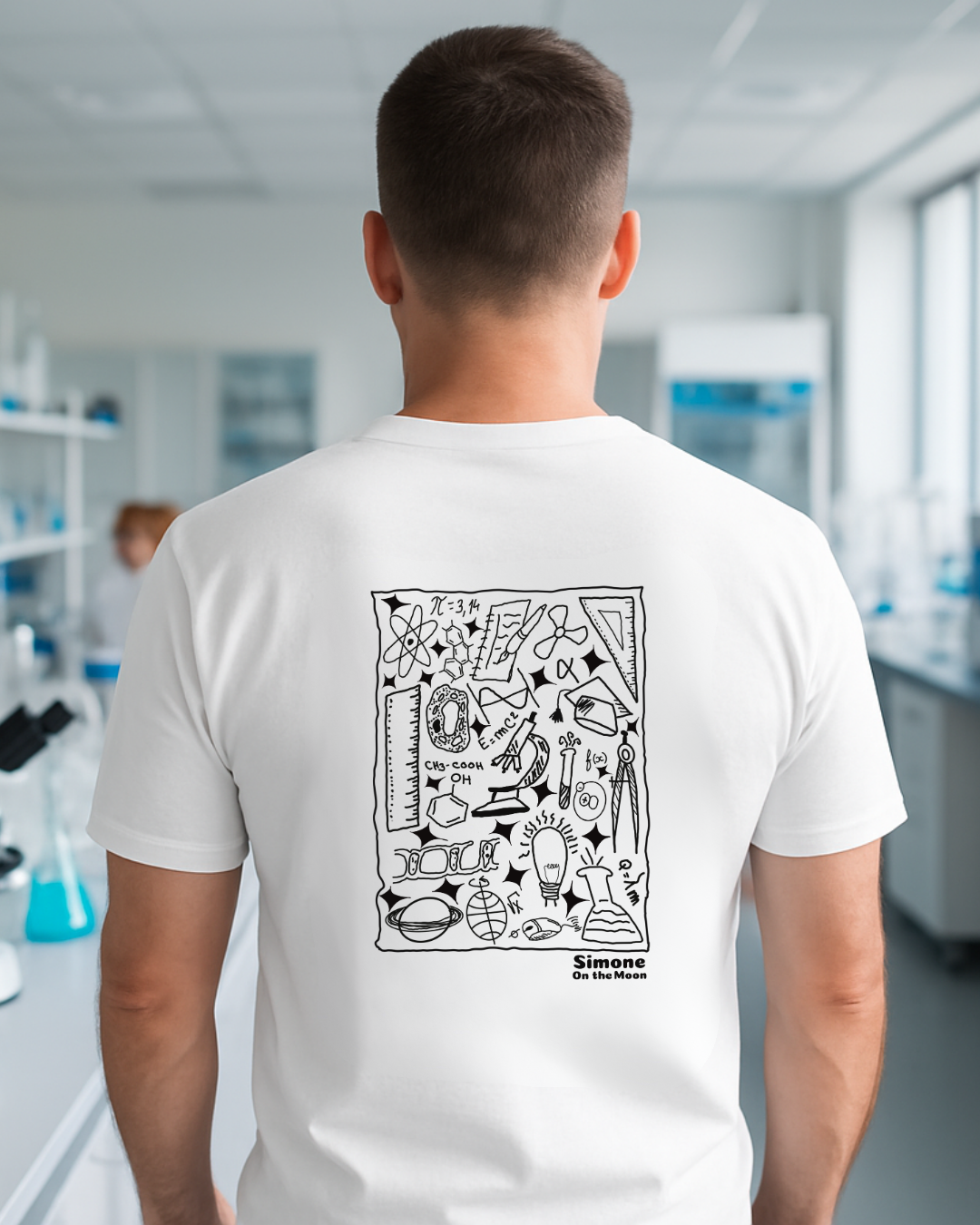 T-shirt Scientifique — Blanc
