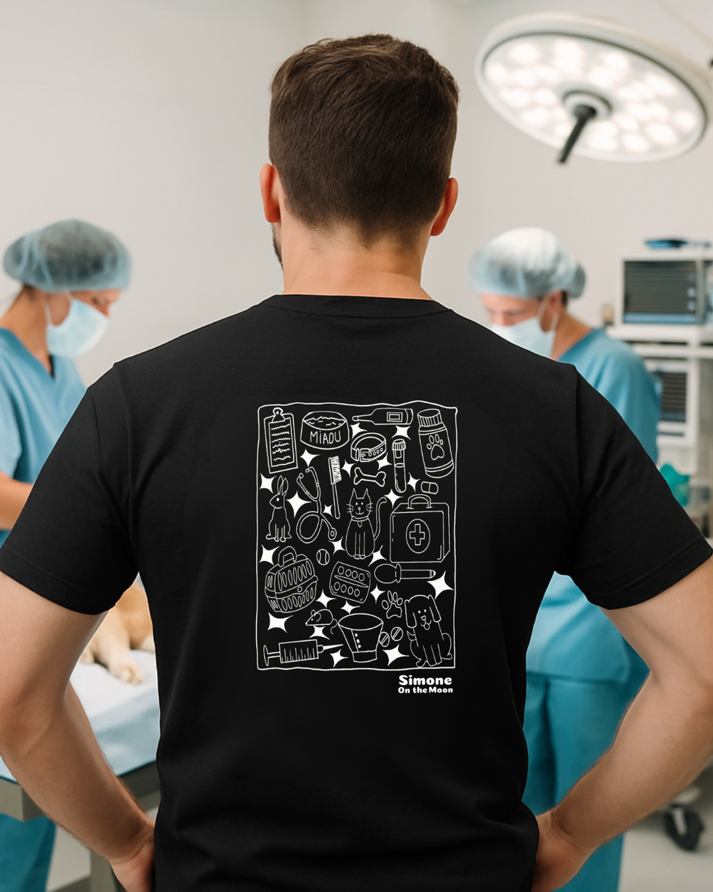 T-shirt Vétérinaire — Noir
