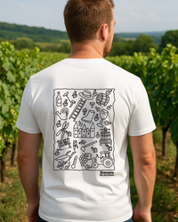 T-shirt Vigneron(ne) — Blanc