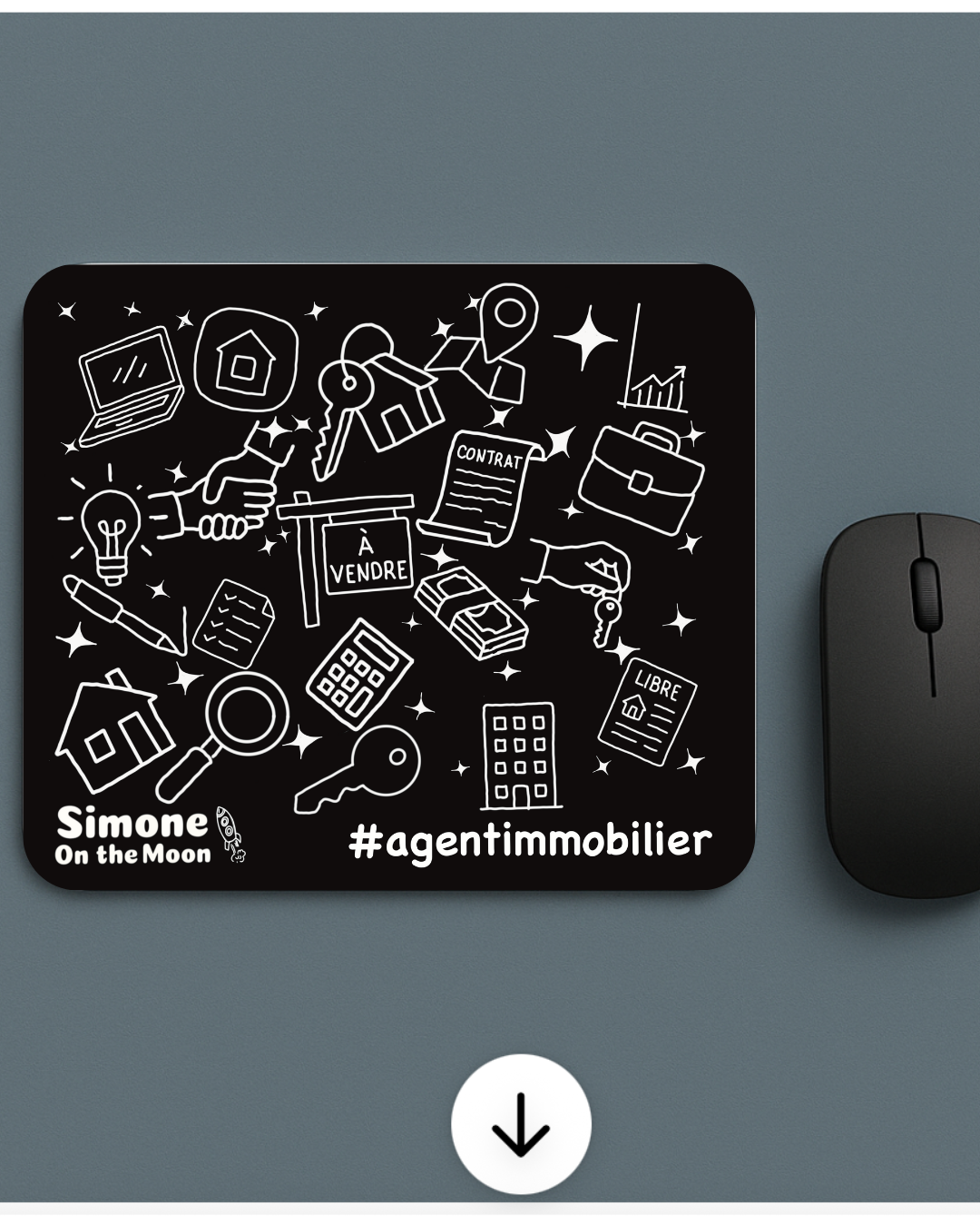 Tapis de souris Agent immobilier