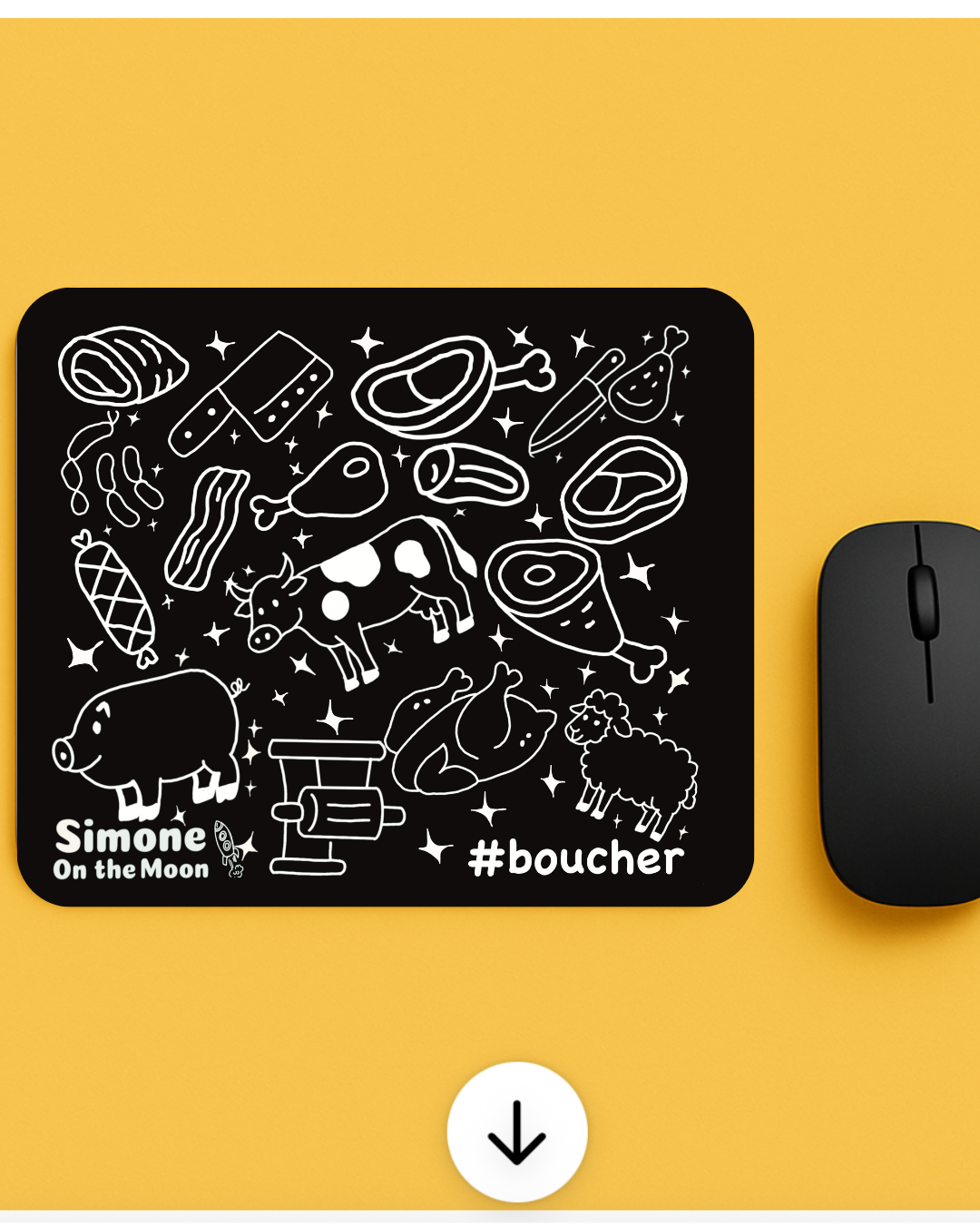 Tapis de souris Boucher(ère)