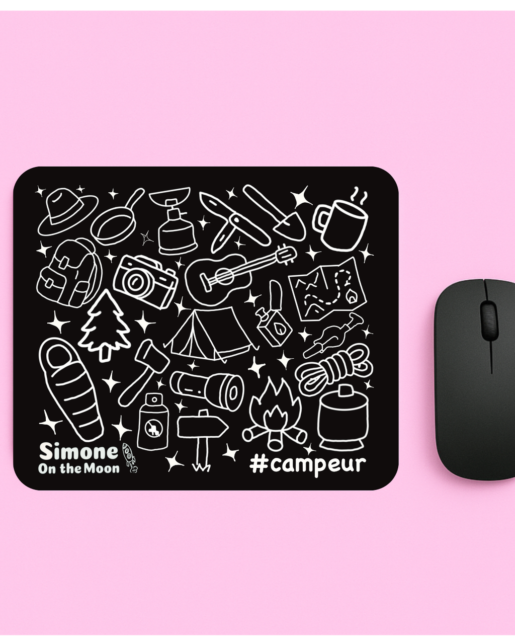 Tapis de souris Campeur(se)