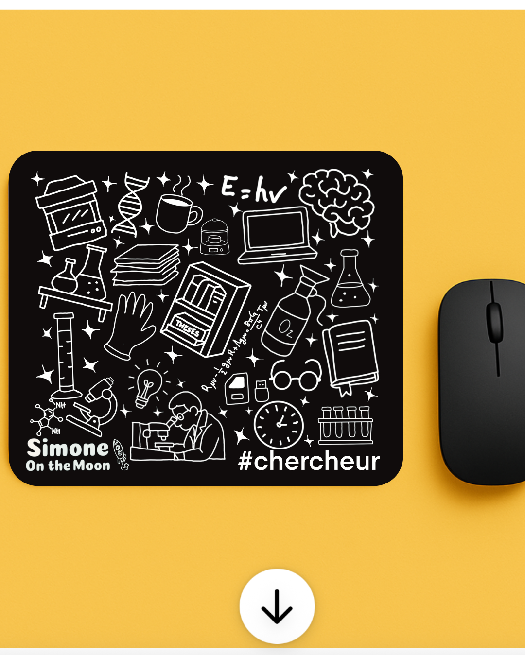 Tapis de souris Chercheur(se)