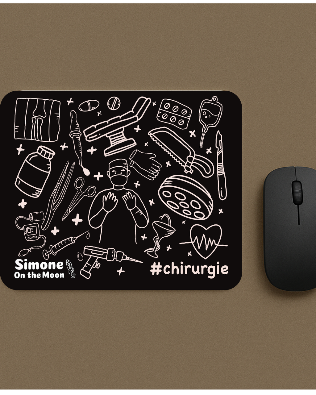 Tapis de souris Chirurgien(ne)