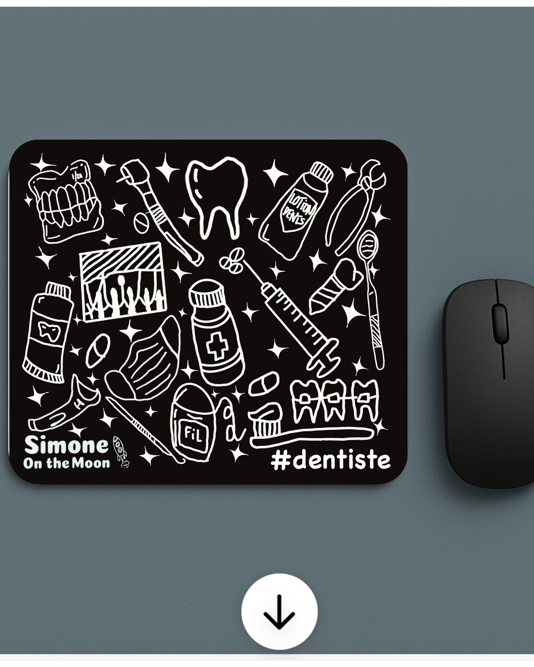 Tapis de souris Dentiste