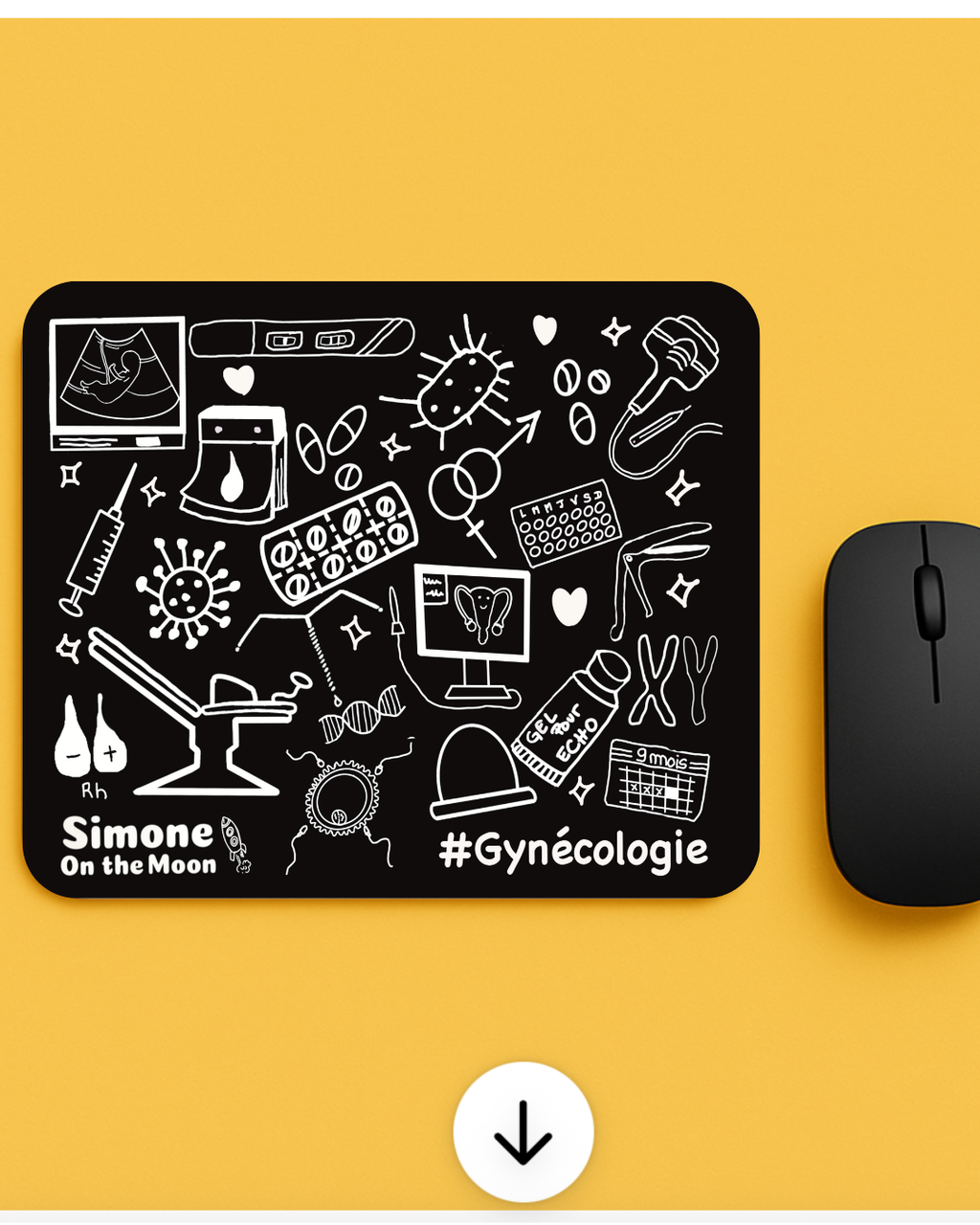 Tapis de souris Gynécologue
