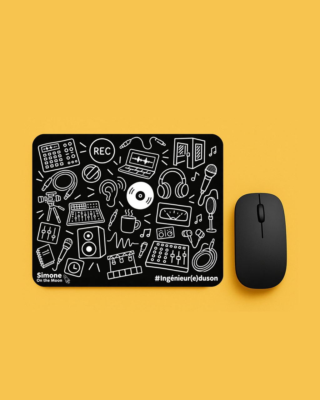 Tapis de souris Ingénieur(e) du son