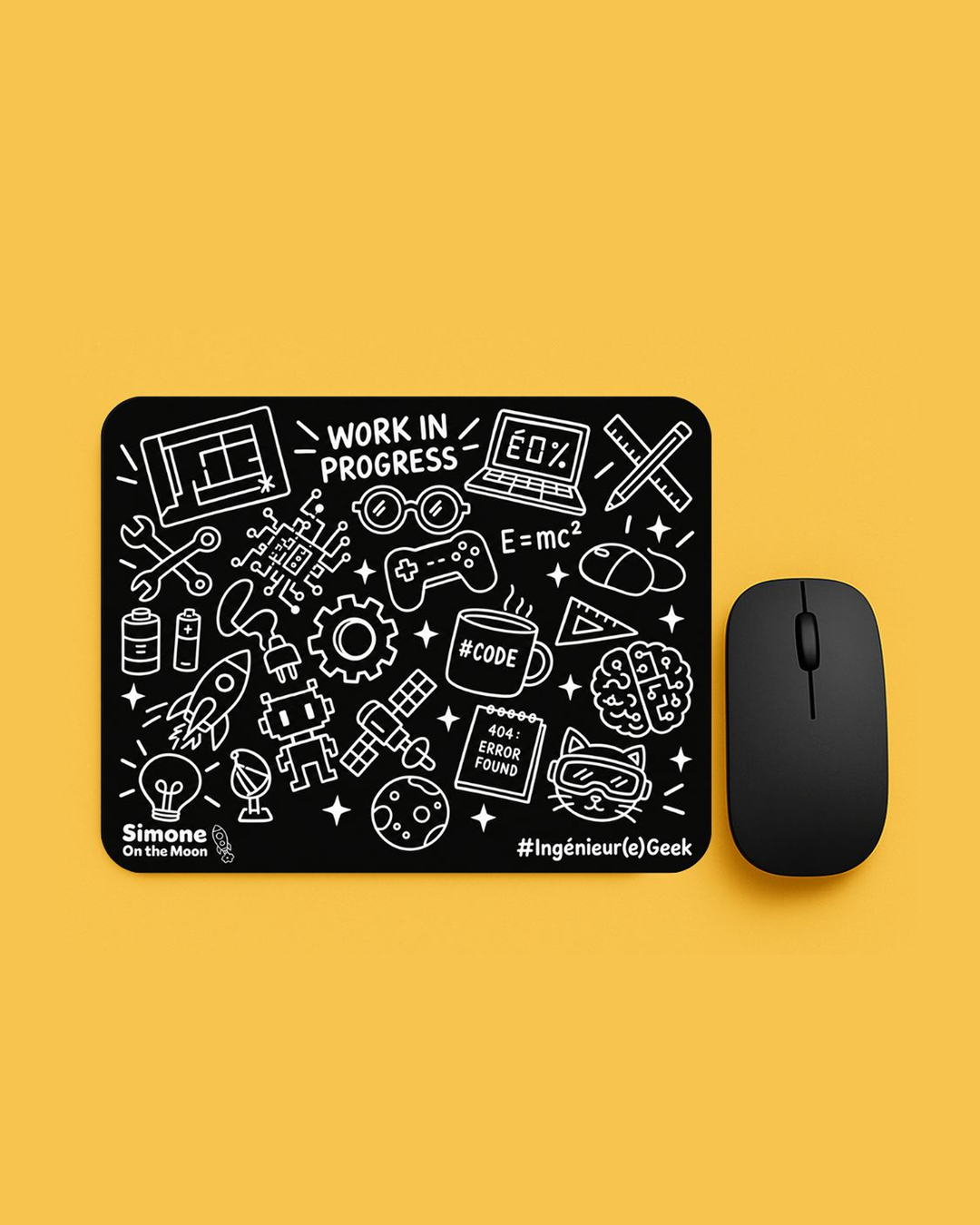 Tapis de souris Ingénieur(e) geek
