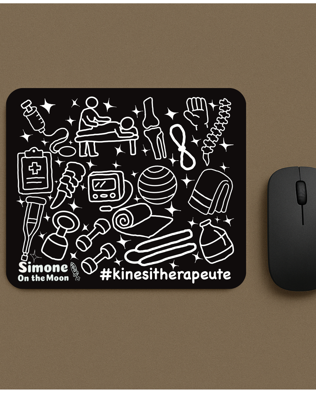 Tapis de souris Kinésithérapeute