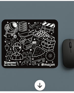 Tapis de souris Maçon(ne)