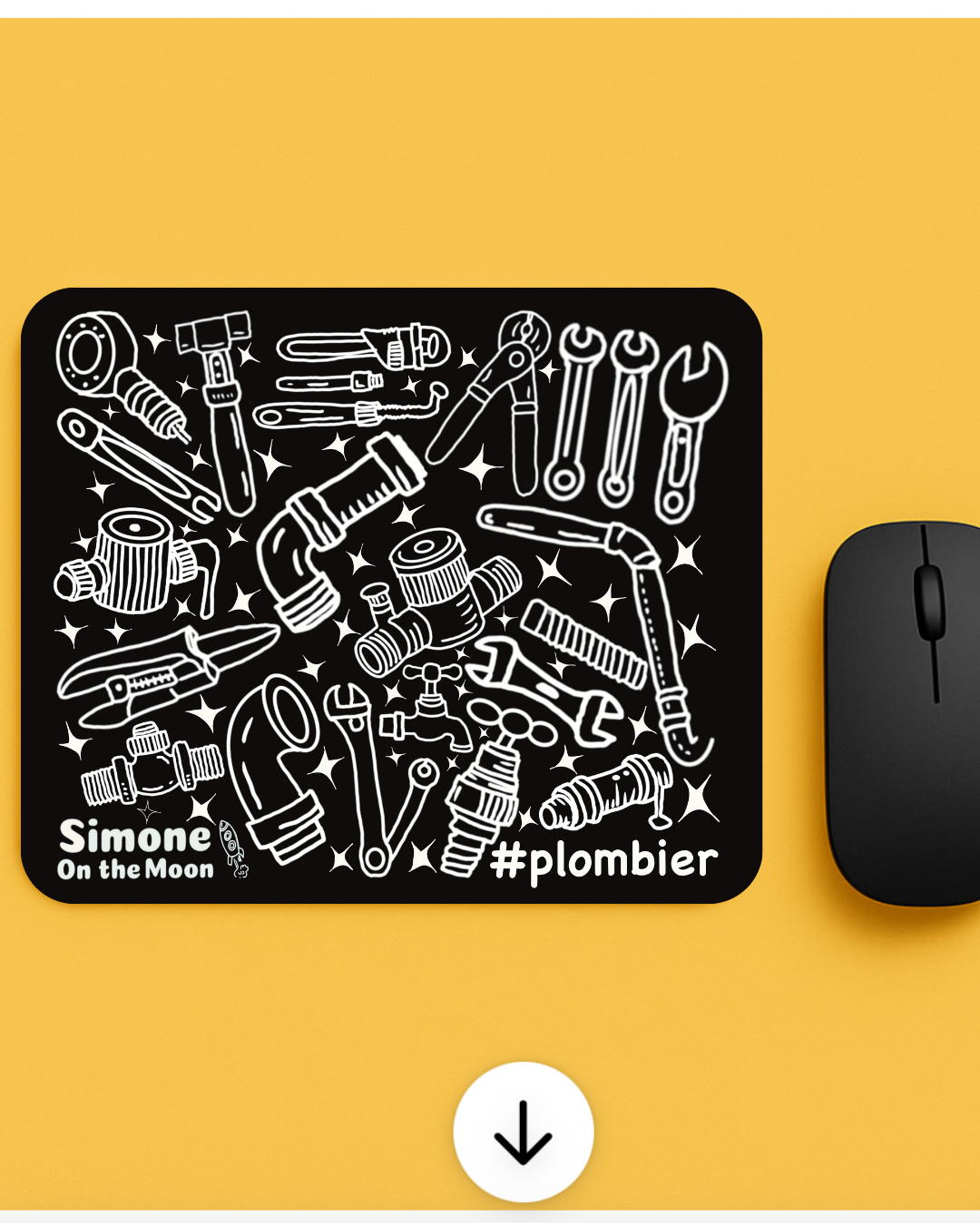 Tapis de souris Plombier(ère)