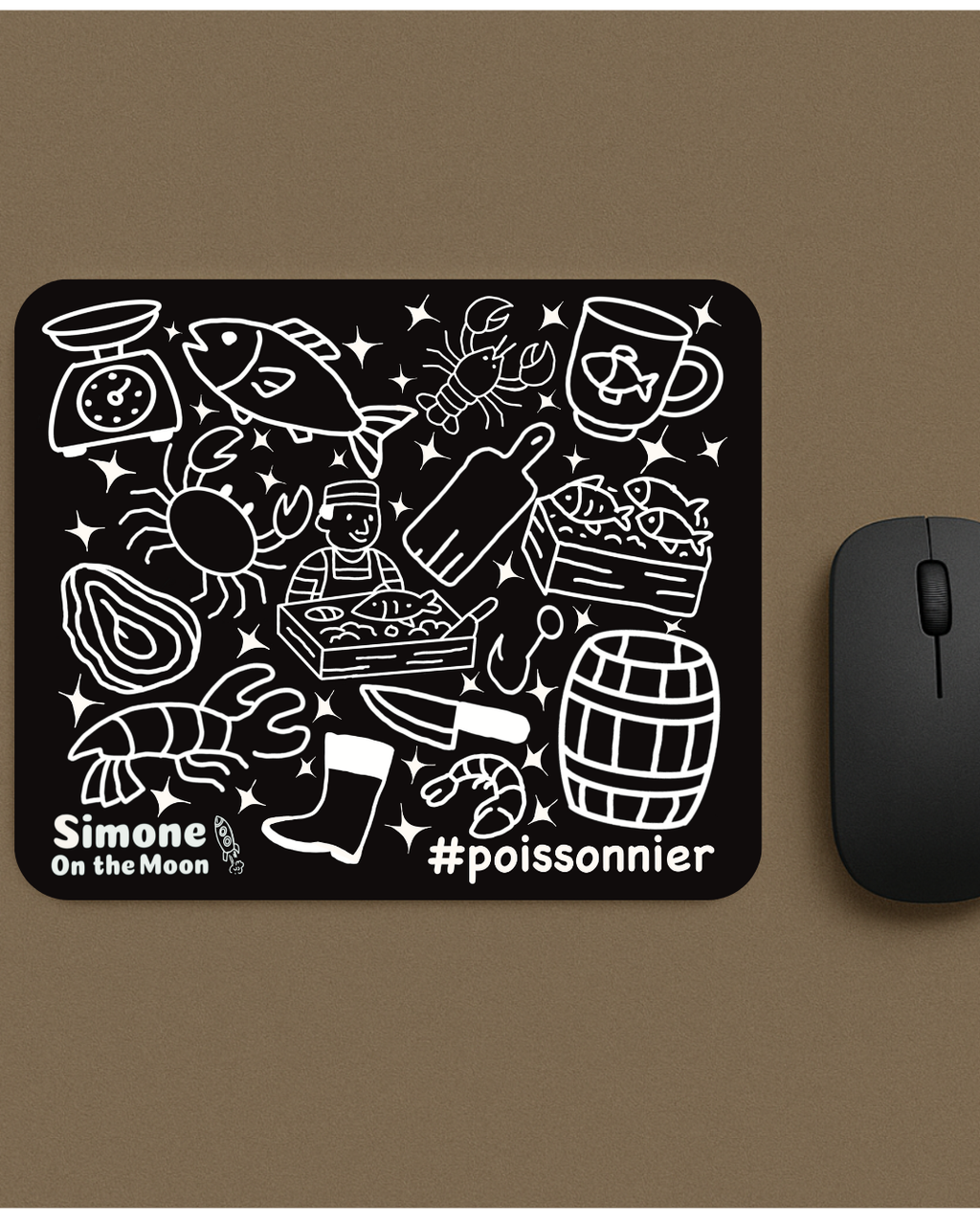 Tapis de souris Poissonnier(ère)