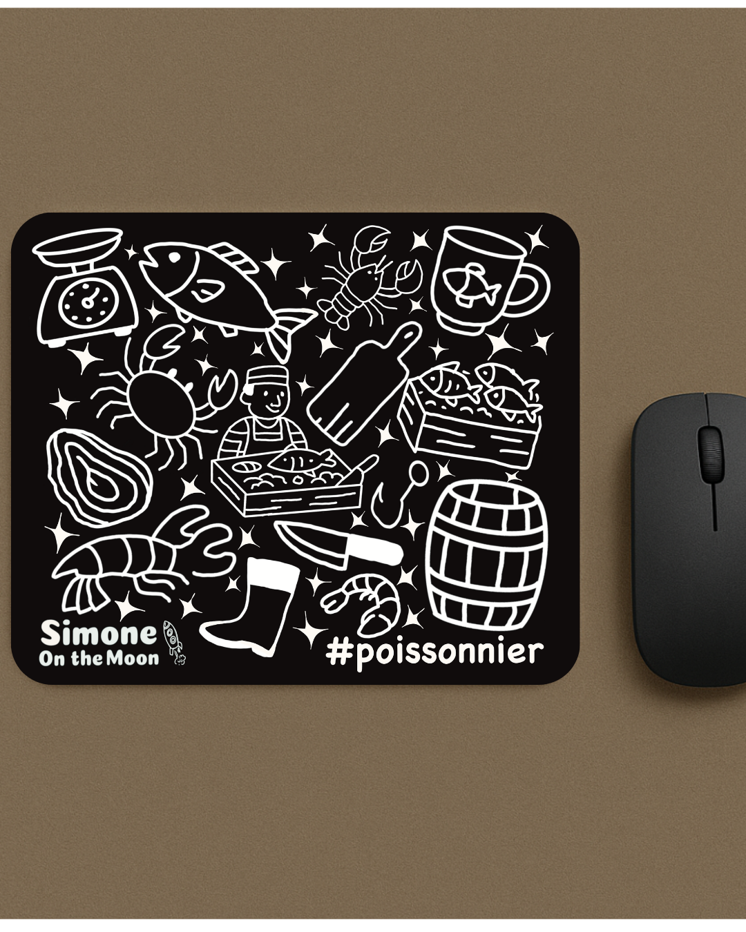 Tapis de souris Poissonnier(ère)