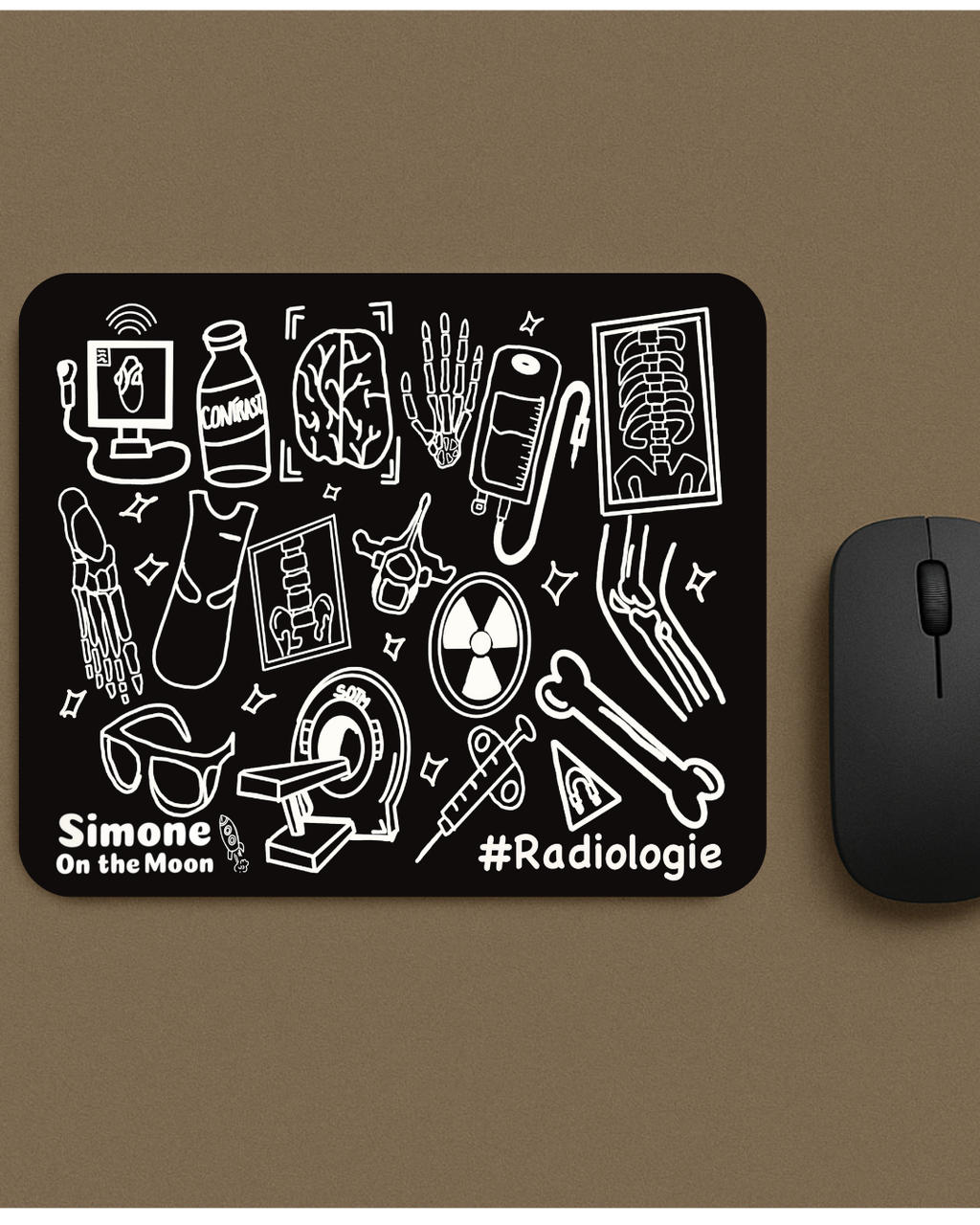 Tapis de souris Radiologue