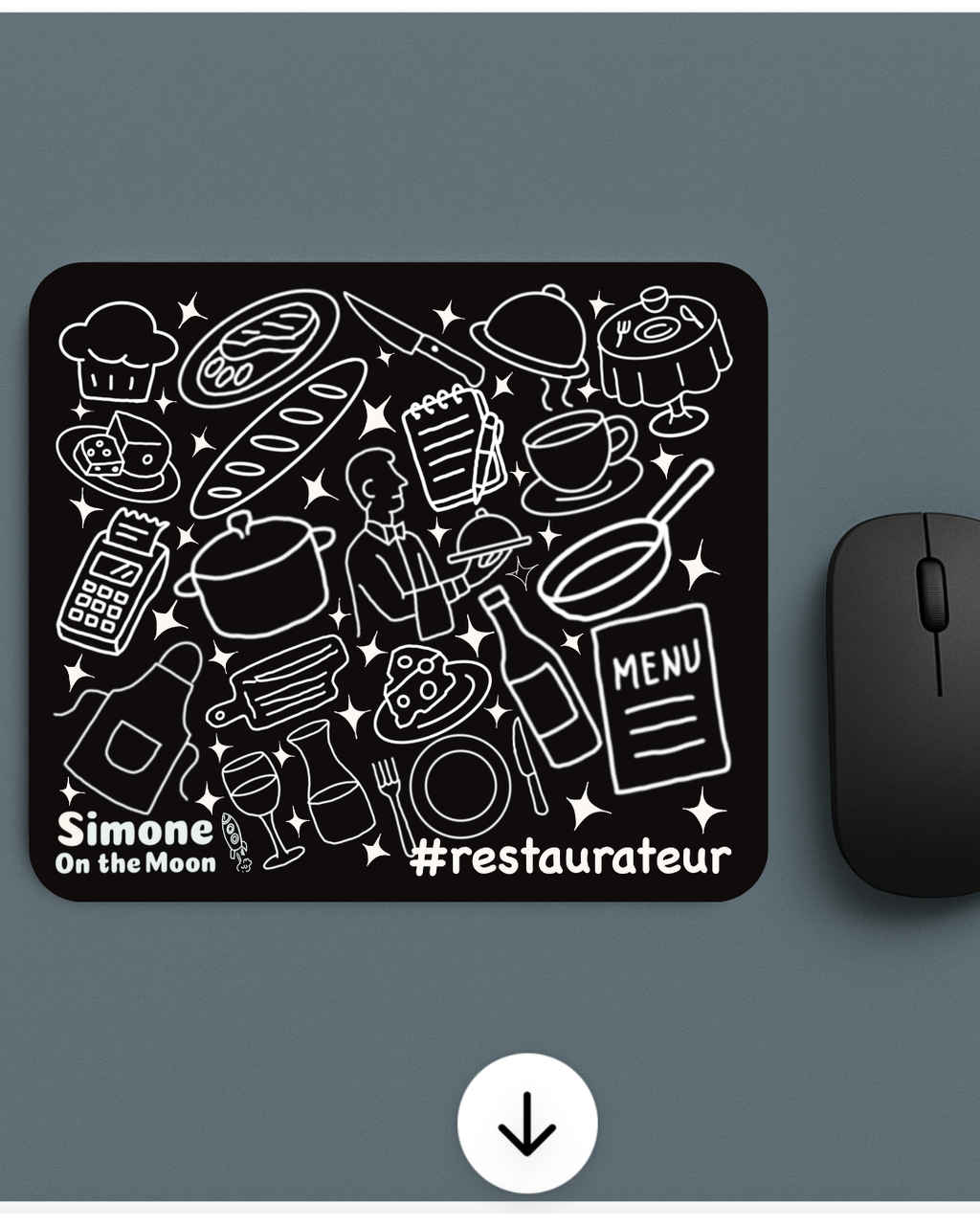 Tapis de souris Restaurateur(trice)